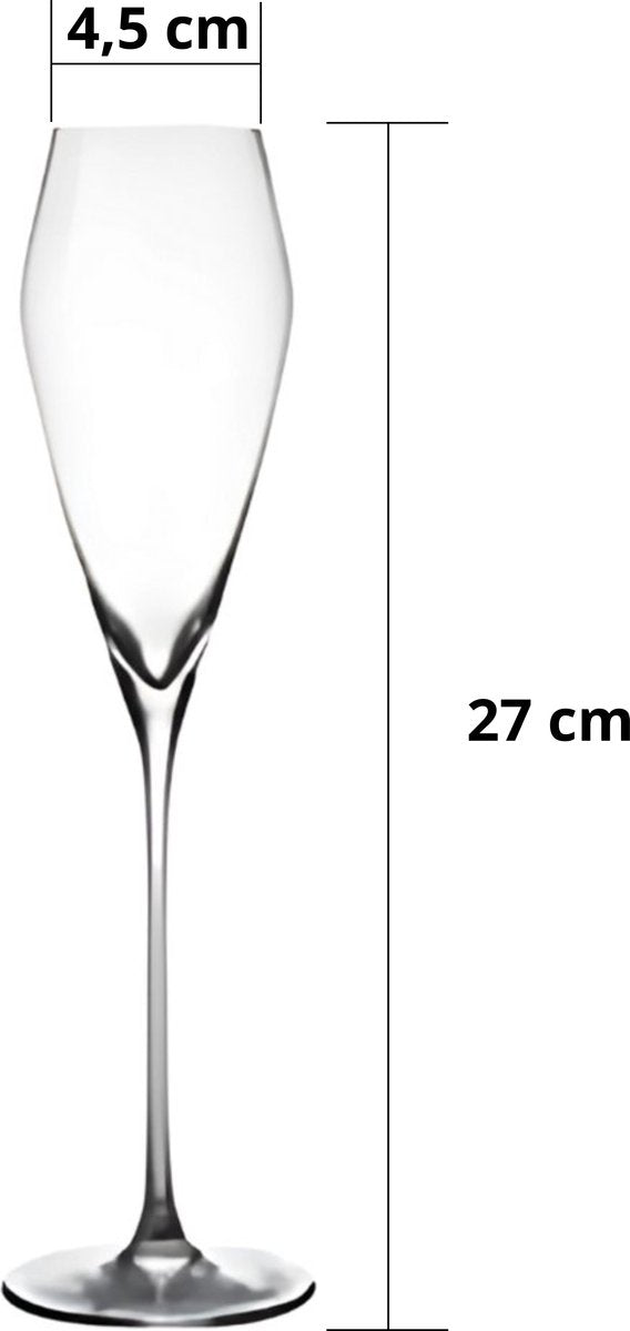 Flûte Diamante champagnefluiten van Mémoire