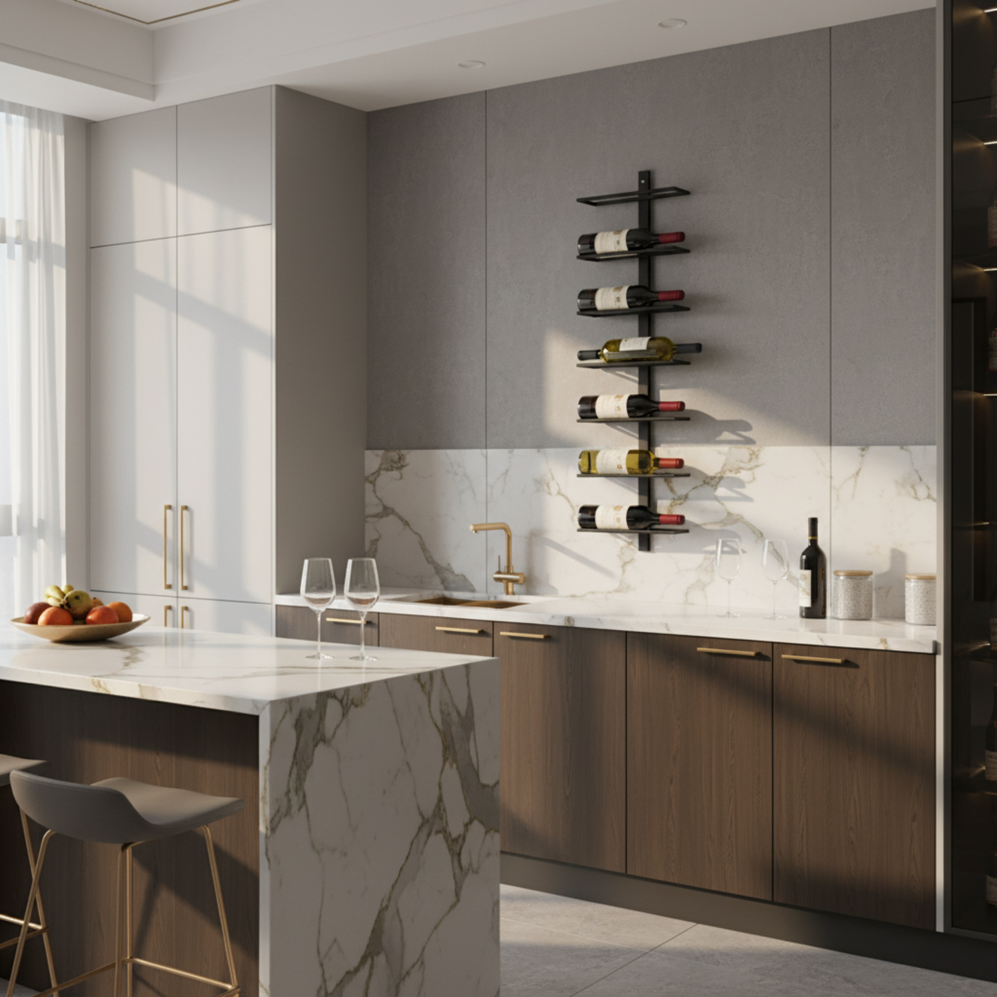 Reserve Wall Wine Rack - For 2 Bottles