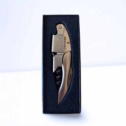 Couteau Sommelier - Wine opener made of solid stainless steel
