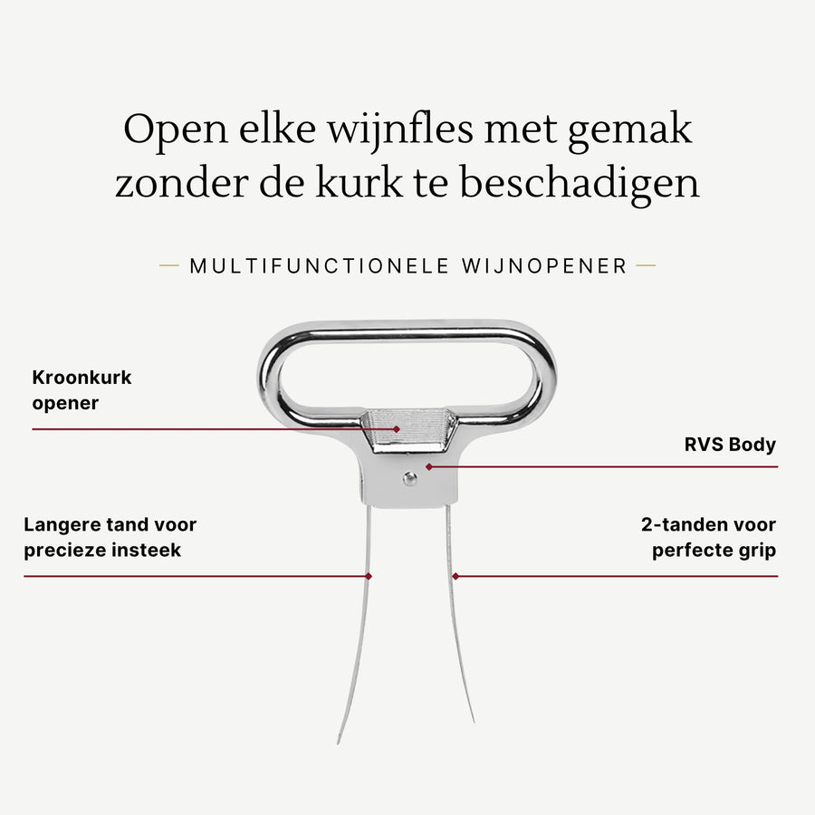 Wijnopener Deux Dents