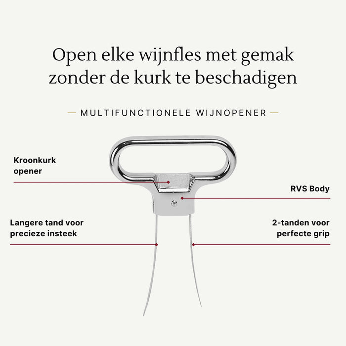 Wijnopener Deux Dents