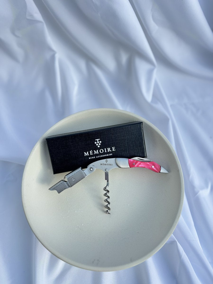 Couteau Sommelier Résine - Pink &amp; Stainless Steel