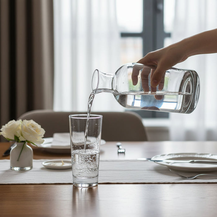 Acqua di Fumo - Waterkaraf met vier glazen