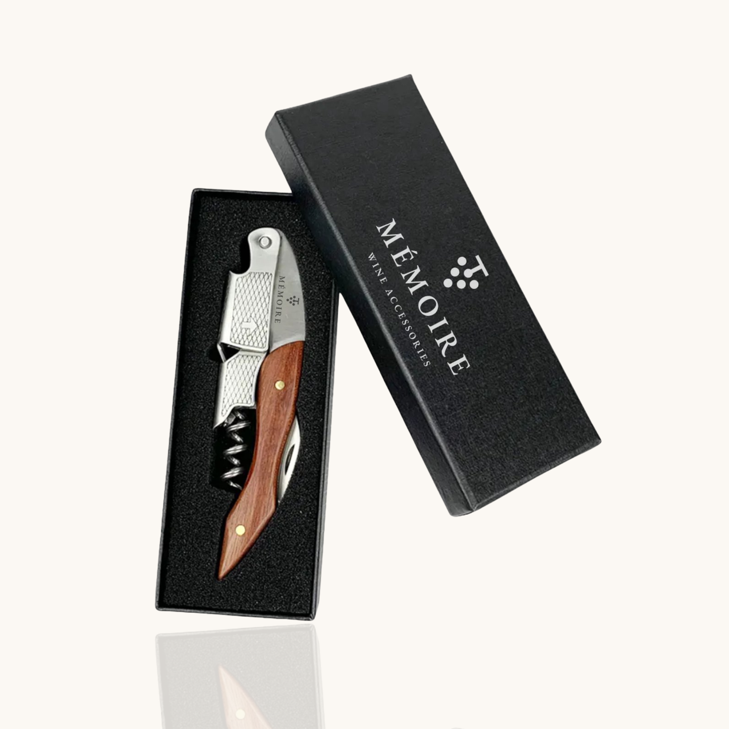 Couteau Sommelier - Ouvre-bouteille en bois de rose