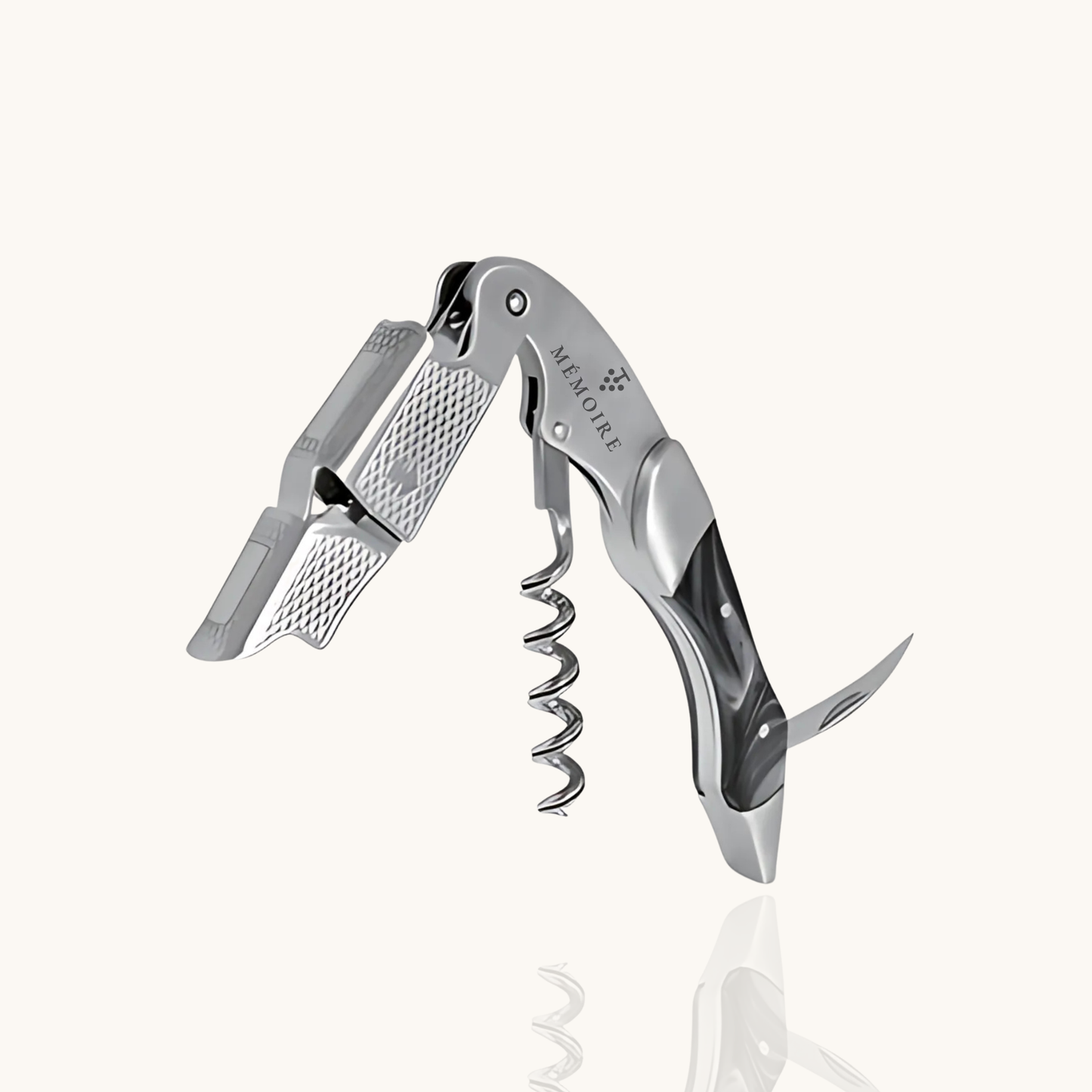 Couteau Sommelier Resin - Black &amp; Stainless Steel