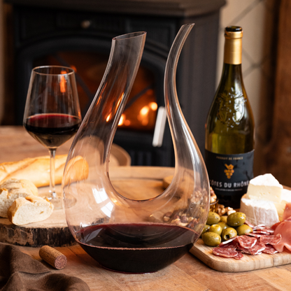 voorbeeldje van een luxe wijnkaraf van Mémoire