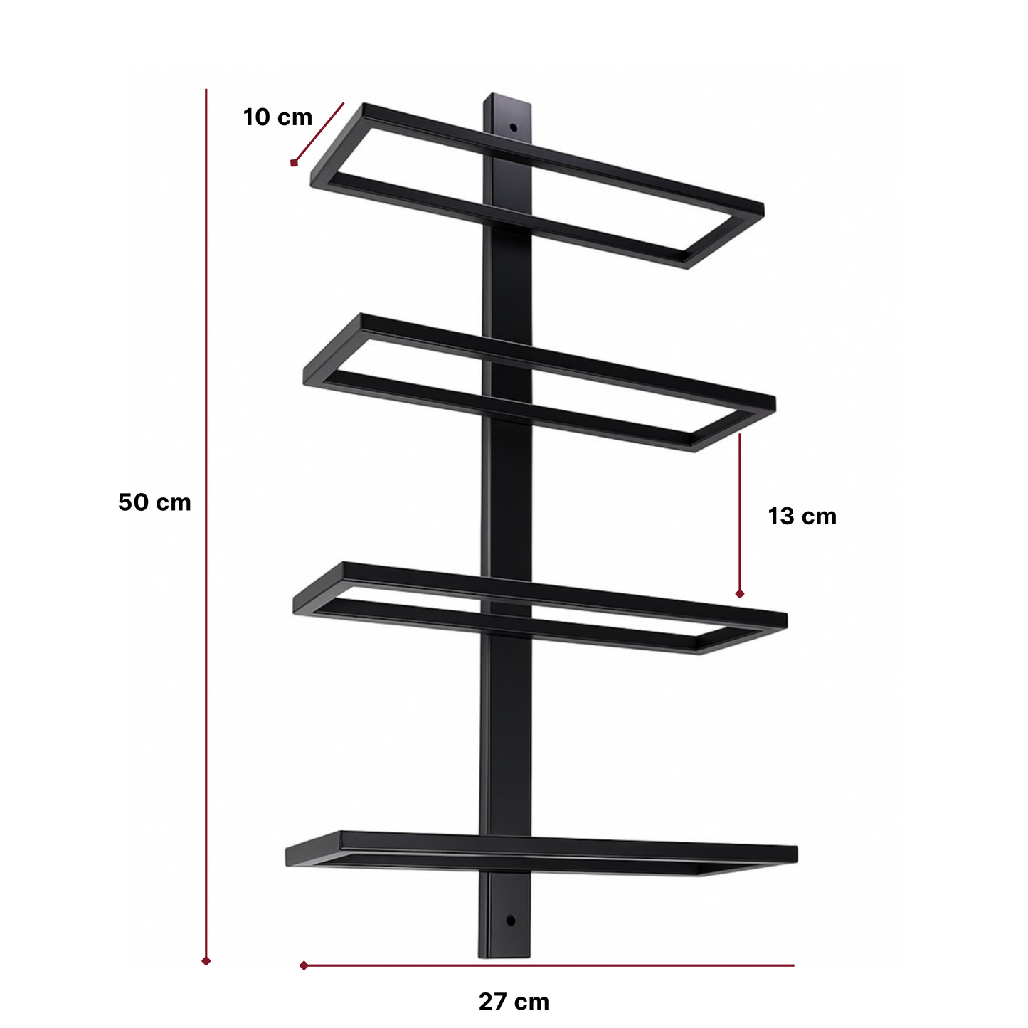 Reserve Wall Wine Rack - For 4 Bottles