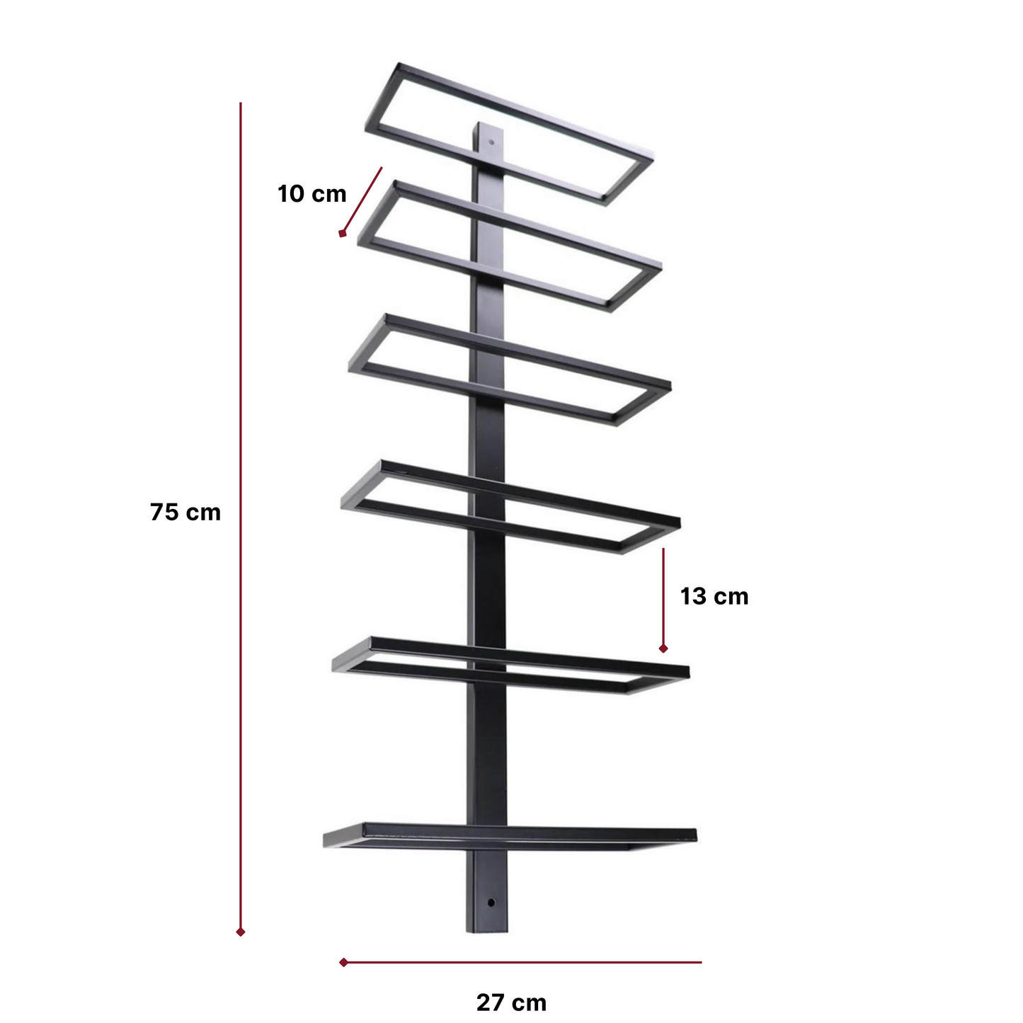 Reserve Wall Wine Rack - For 6 Bottles