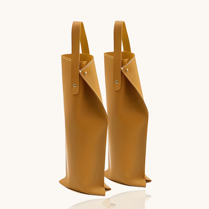 VinoPorta Wine Packaging - Ochre Yellow (2 pcs)