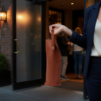 VinoPorta Wijnverpakking - Roestbruin