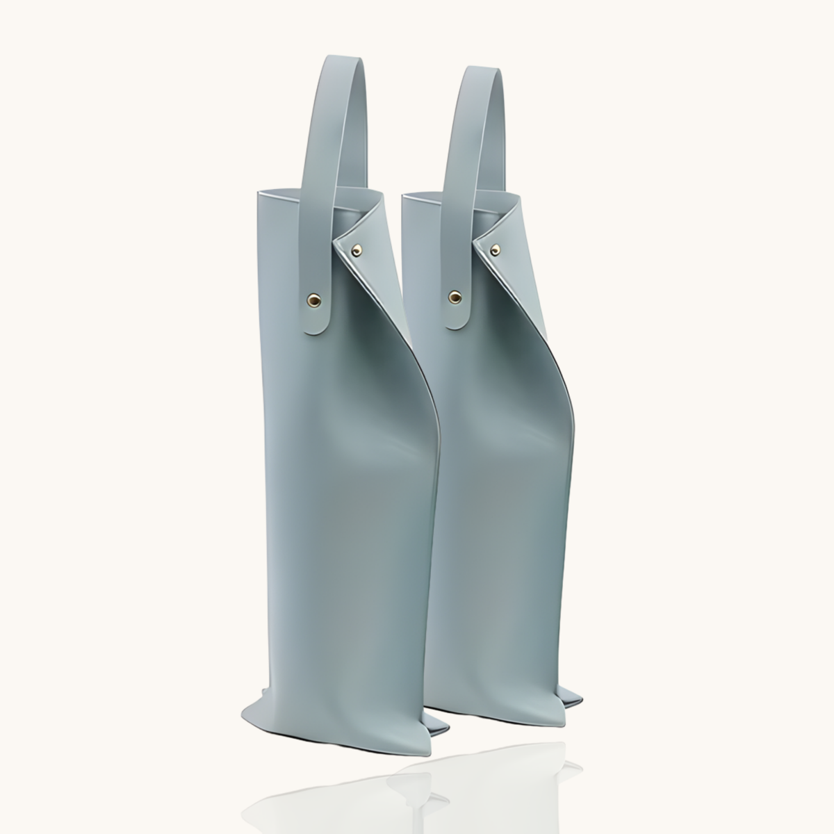 VinoPorta Wijnverpakking Duifblauw (2 stuks)