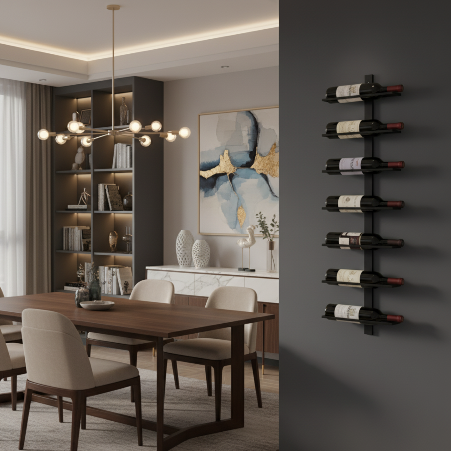 Reserve Wall Wine Rack - For 7 Bottles