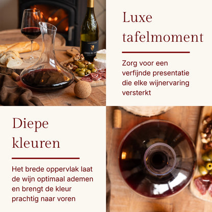Royal decanteerkaraf en droogrek productinformatie