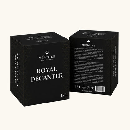 Verpakking van Royal Decanter