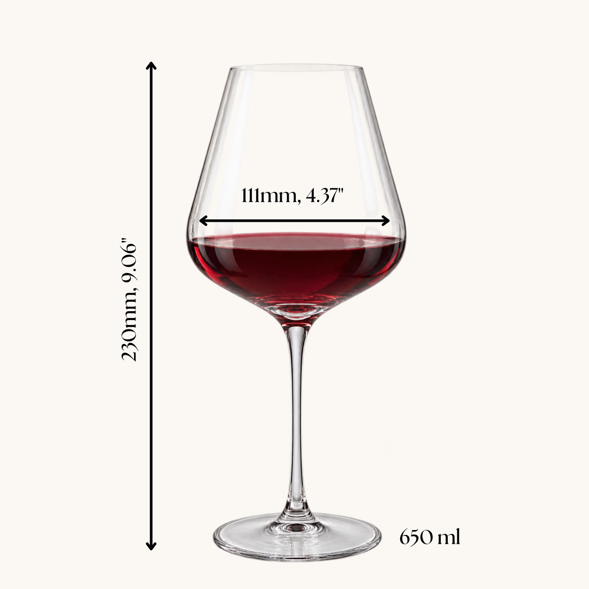 Sangiovese wijnglazen - 6 stuks