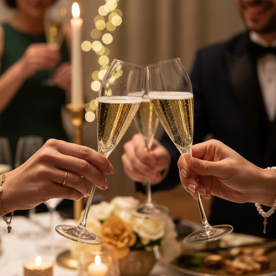 Flûte Diamante champagne flutes - 6 pieces